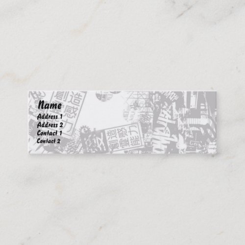 Chinatown - Skinny Business Card Template