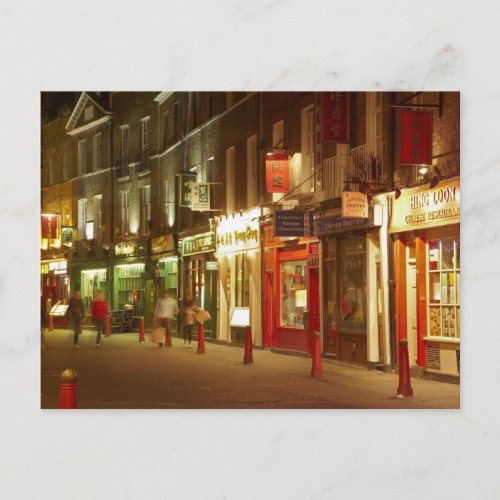Chinatown Soho London England United Kingdom Postcard
