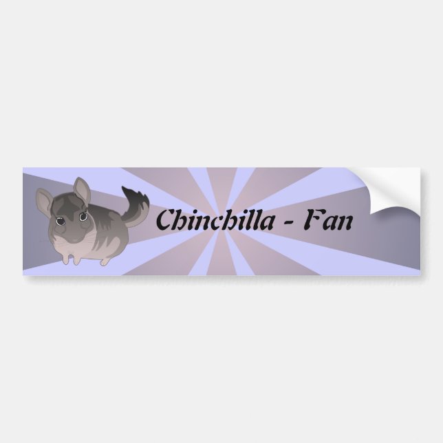 Chinchilla Bumper Sticker (Front)
