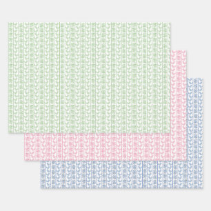 Chinchilla Chintz Wrapping Paper Sheets