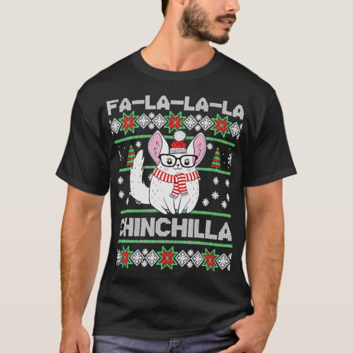 Chinchilla Christmas Ugly For Chinchilla Lovers T_Shirt