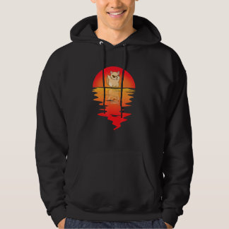 Chinchilla Dancing  Vintage Sunset Chinchilla Owne Hoodie