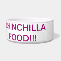 chinchilla food bowl Zazzle