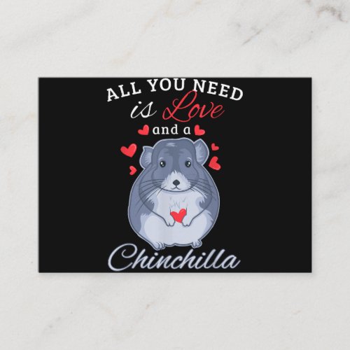 Chinchilla Gift Funny Cute Pet Animal Lover Owner Enclosure Card