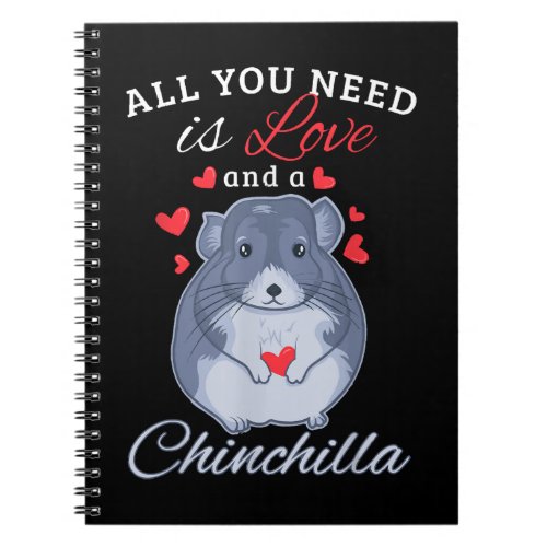 Chinchilla Gift Funny Cute Pet Animal Lover Owner Notebook
