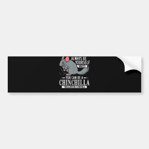 Chinchilla Gift Funny Cute Pet Bumper Sticker