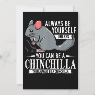 Chinchilla Gift Funny Cute Pet Holiday Card
