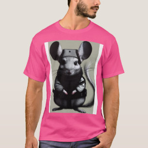 Chinchilla in a ninja costume 1 T-Shirt