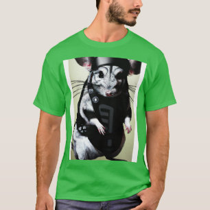 Chinchilla in a ninja costume 3 T-Shirt