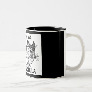 Chinchilla Kisses Two-Tone Coffee Mug