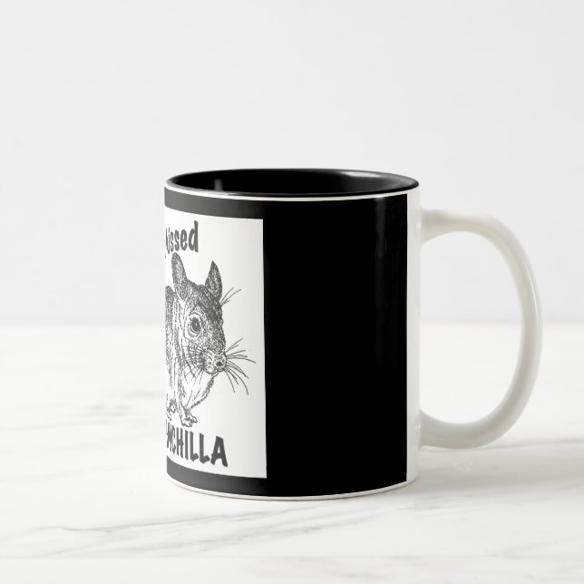 Chinchilla Kisses Two-Tone Coffee Mug (Right)