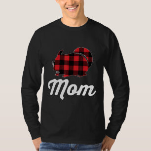 Chinchilla Mom Lover Red Plaid Rodent Pet Owner Ga T-Shirt