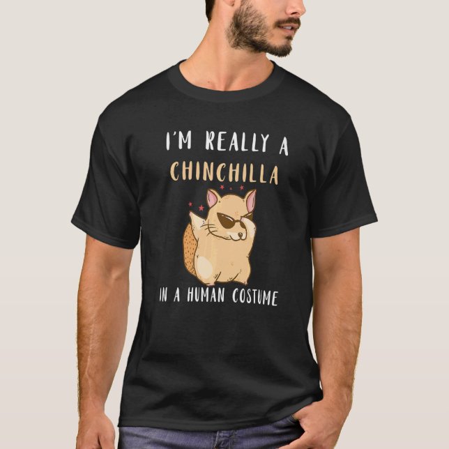 Chinchilla Party Dancing Summer Time Chinchilla  P T-Shirt (Front)