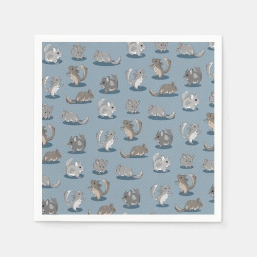 Chinchilla Pattern Napkins