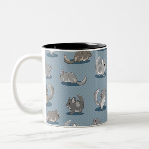 Chinchilla Pattern Two_Tone Coffee Mug