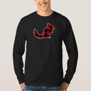 Chinchilla Red Buffalo Plaid Rodent Matching Pj Fa T-Shirt