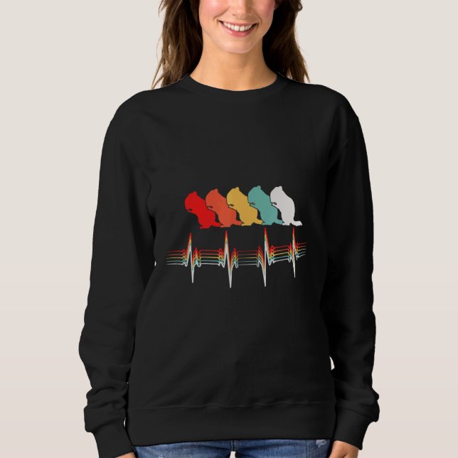 Chinchilla     Retro Sunset Sweatshirt (Front)