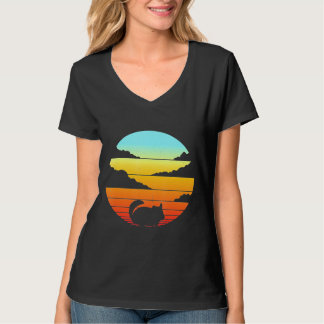 Chinchilla Retro Vintage 60s 70s Men Women Animal T-Shirt