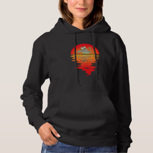 Chinchilla Summer Time Chinchilla  Vintage Sunset Hoodie