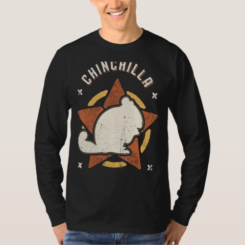 Chinchilla Vintage Retro Classic Animal T_Shirt