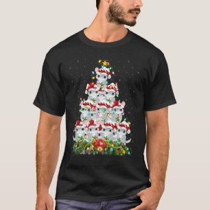 Chinchilla Xmas Lights Santa Chinchilla Christma T-Shirt