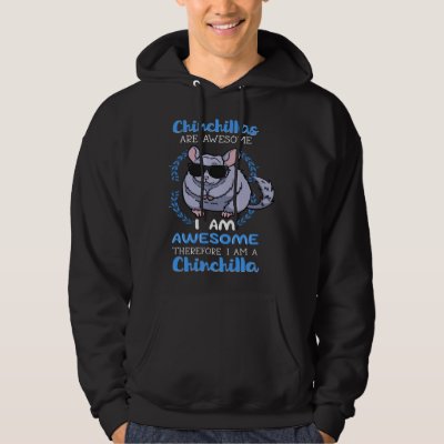 Chinchillas Awesome Rodent Animal  Veterinarian Hoodie