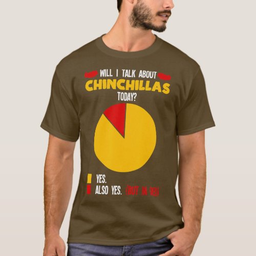 Chinchillas Pie Chart Rodent Animal Lover   1  T_Shirt