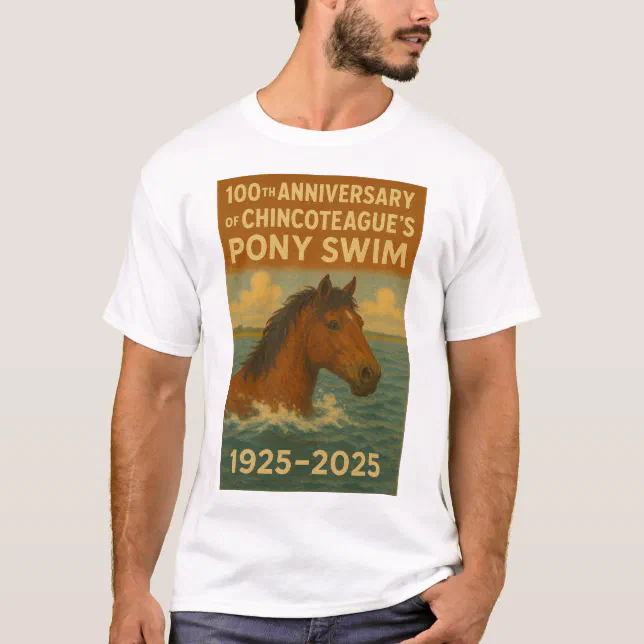 Chincoteague Island 100th Anniversary of Pony Swim T-Shirt