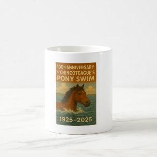 Chincoteague Island 100th Anniversary Ponyswim mug