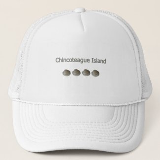 Chincoteague Island Clams Logo Trucker Hat