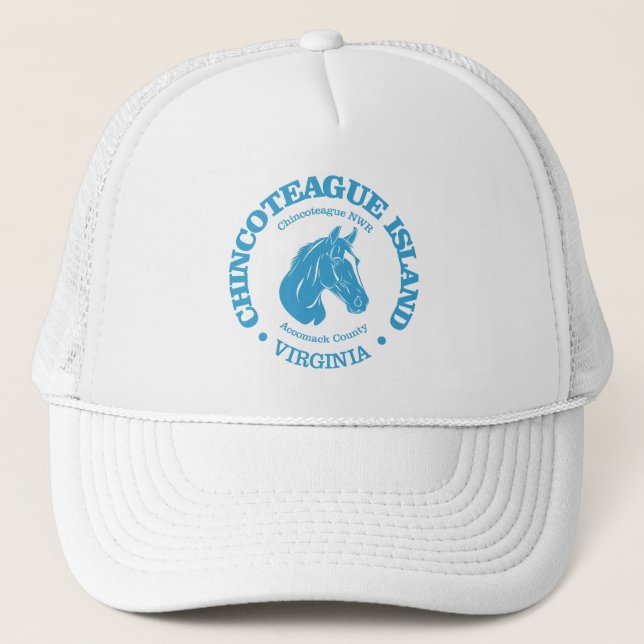Chincoteague Island (pony) Trucker Hat (Front)