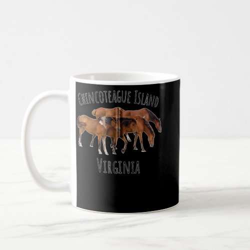 Chincoteague Island Virginia Horse Assateague Pony Coffee Mug