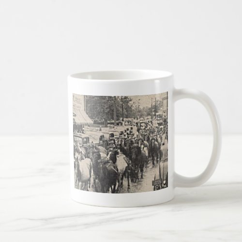 Chincoteague Pony Vintage Horse Postcard Art Coffee Mug