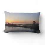 Chincoteague Sunset I Virginia Landscape Lumbar Pillow