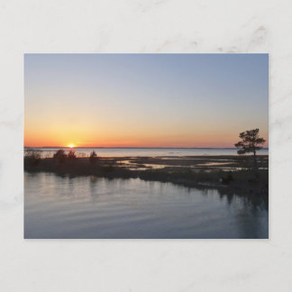 Chincoteague Sunset I Virginia Landscape Postcard