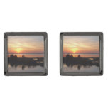 Chincoteague Sunset II Virginia Landscape Cufflinks