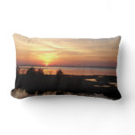 Chincoteague Sunset II Virginia Landscape Lumbar Pillow