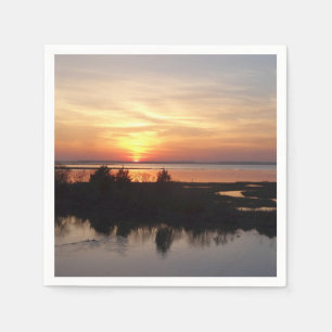 Chincoteague Sunset II Virginia Landscape Napkins