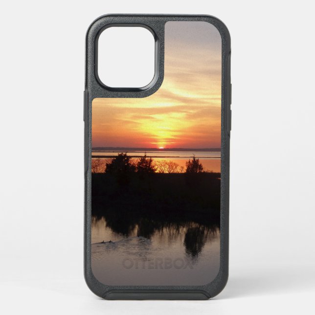Chincoteague Sunset II Virginia Landscape Otterbox iPhone Case (Back)