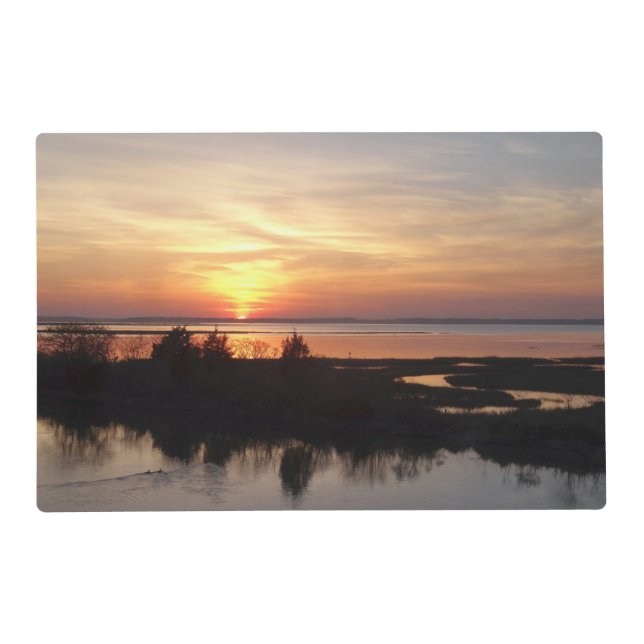 Chincoteague Sunset II Virginia Landscape Placemat (Front)