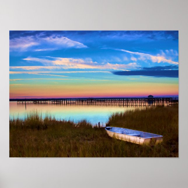 Chincoteague sunset poster (Front)