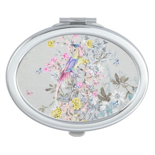 Chine soiretoilenature sceneantiquepatternpe compact mirror