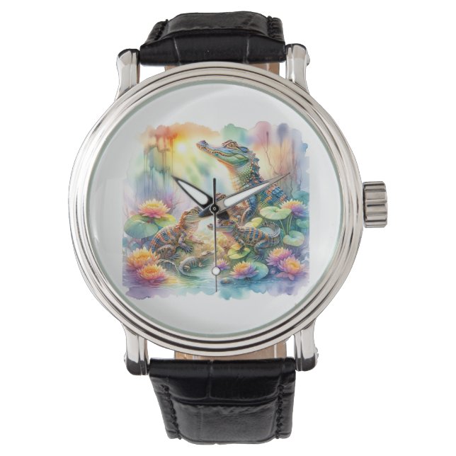 Chinese Alligators in Harmony 050624AREF127 - Wate Watch (Front)