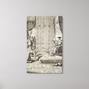 Chinese Ambassadors to an Indian Ruler, from 'Chin Canvas Print