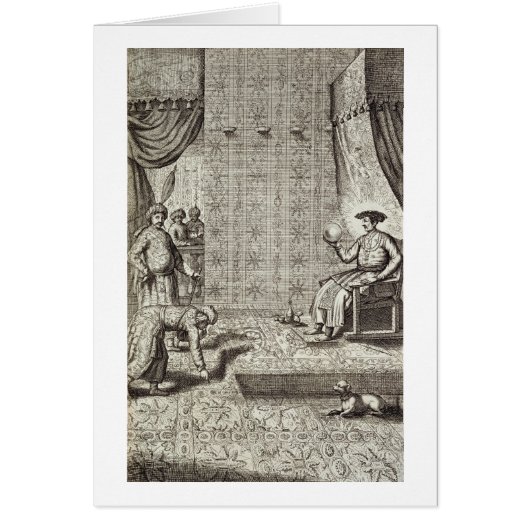 Chinese Ambassadors to an Indian Ruler, from 'Chin Cards (Front)