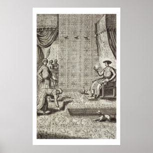 Chinese Ambassadors to an Indian Ruler, from 'Chin Poster