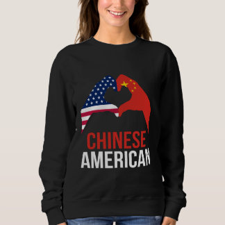 Chinese American USA China Flag Sweatshirt
