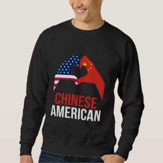 Chinese American USA China Flag Sweatshirt