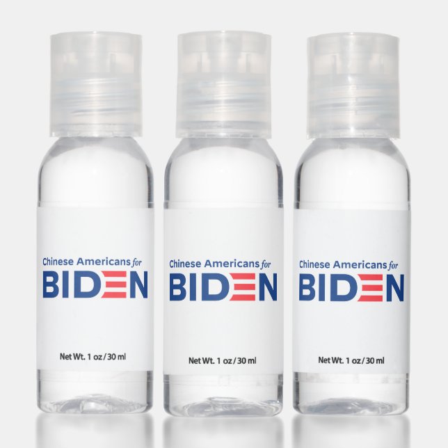 Chinese Americans for Biden 12pc. Hand Sanitizers (Set)