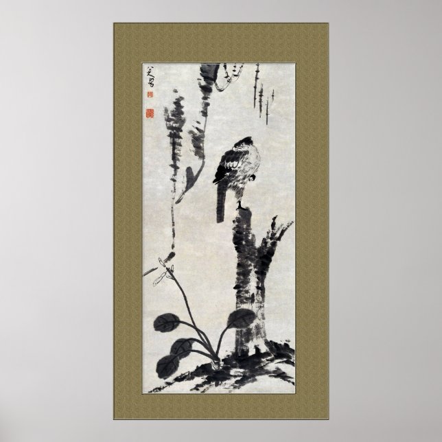 Chinese Ancient Painting,  Nature,Bird, Poster (Front)